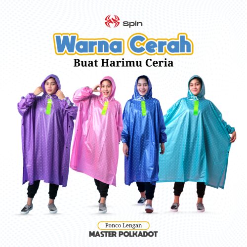 Jas Hujan Master Polkadot